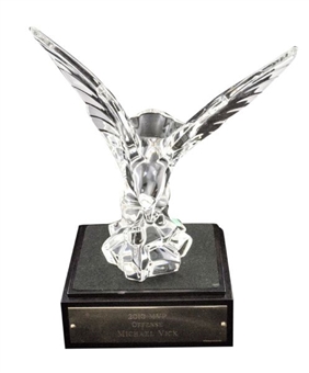 Michael Vick 2010 Philadelphia Eagles Offensive Team Crystal MVP Award
